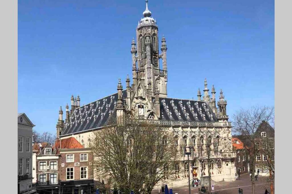 Zonnige Frisse Studio De Gouden Parel In Hartje Middelburg Exterior foto